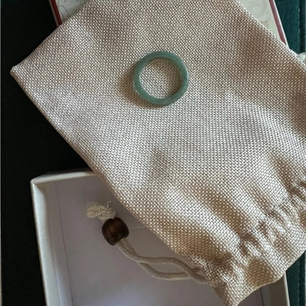 Elegant Jade Green Ring